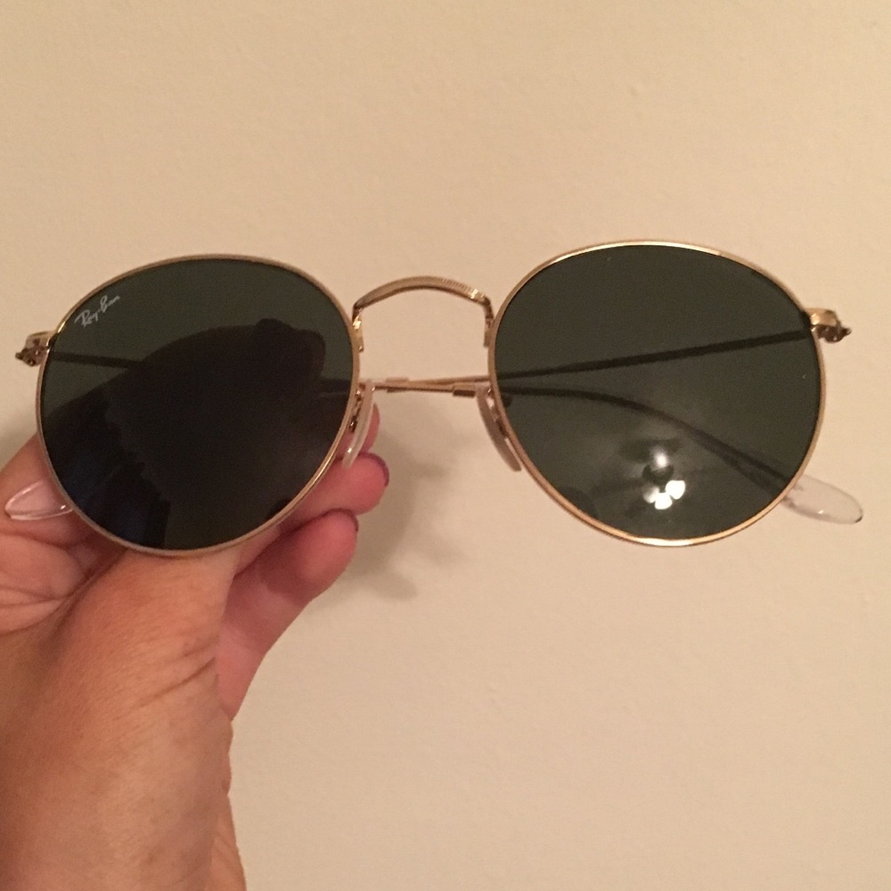 Ray ban round ORB3447 001 53 Sunglasses